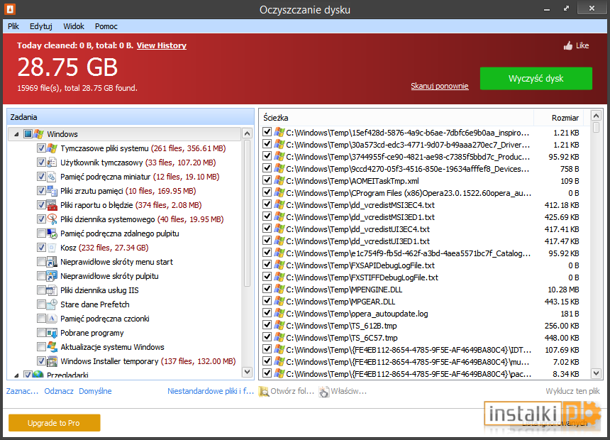 Okladka Glary Disk Cleaner