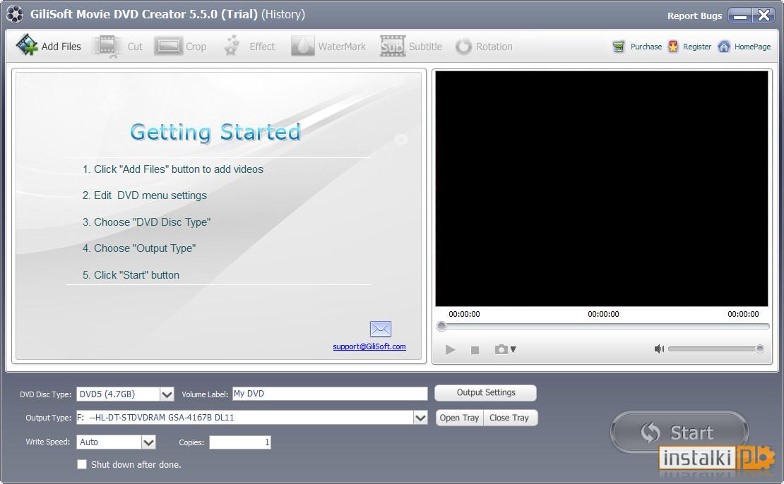 Okladka GiliSoft Movie DVD Creator