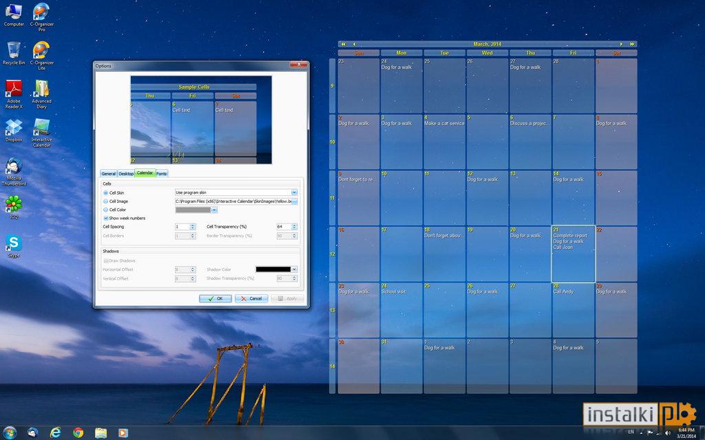 Okladka Interactive Calendar
