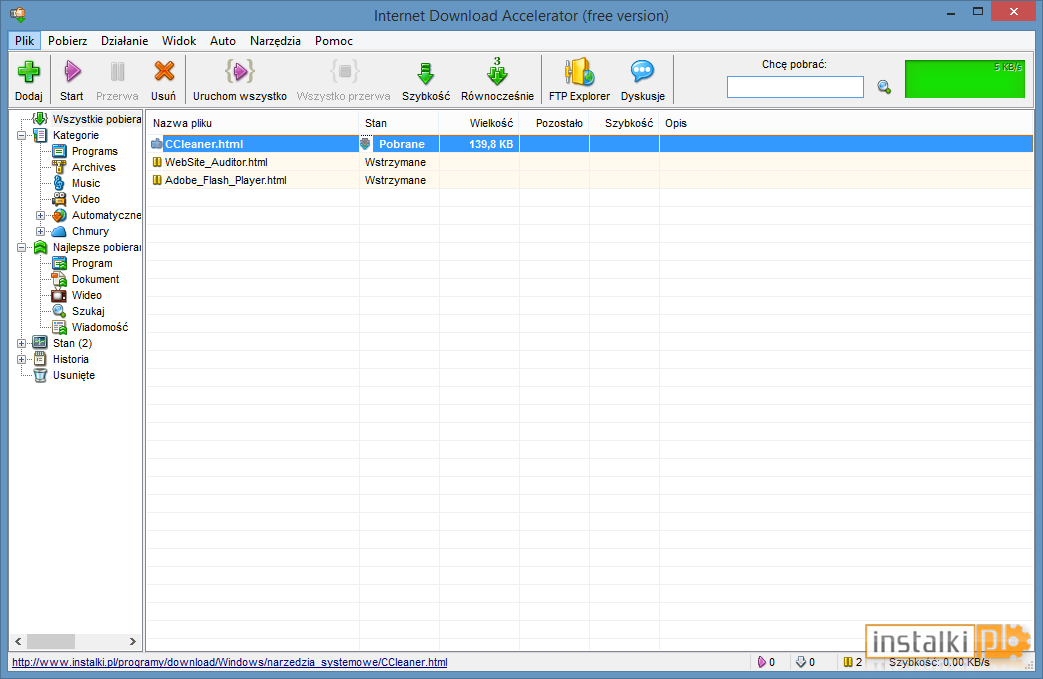Internet Download Accelerator