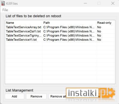 Copy Kill File KillFiles 1.0.0.11 - Windows - download - instalki.pl
