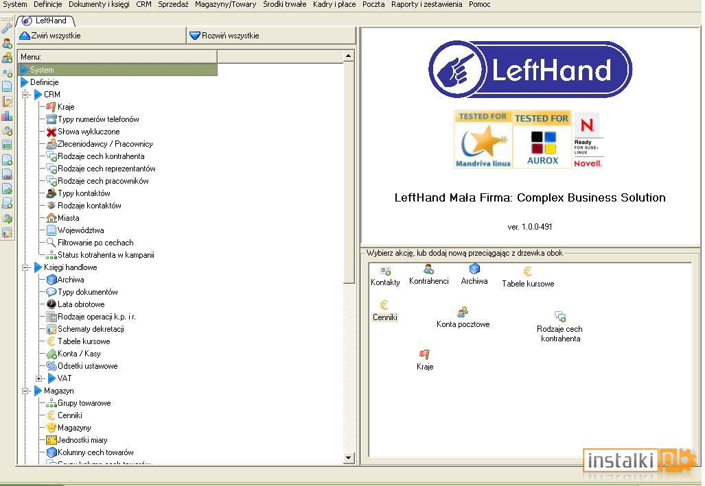 LeftHand Mała Firma