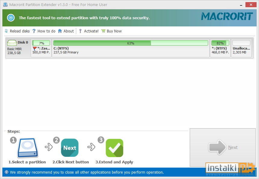 Macrorit Partition Extender