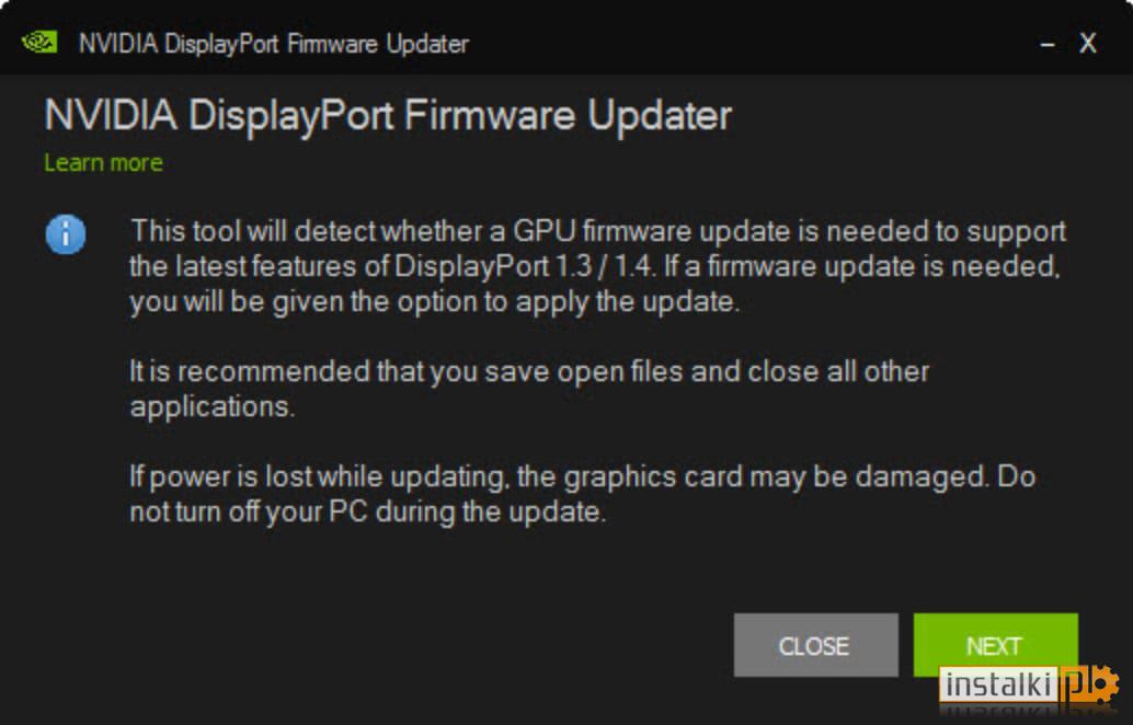 NVIDIA Graphics Firmware Update Tool