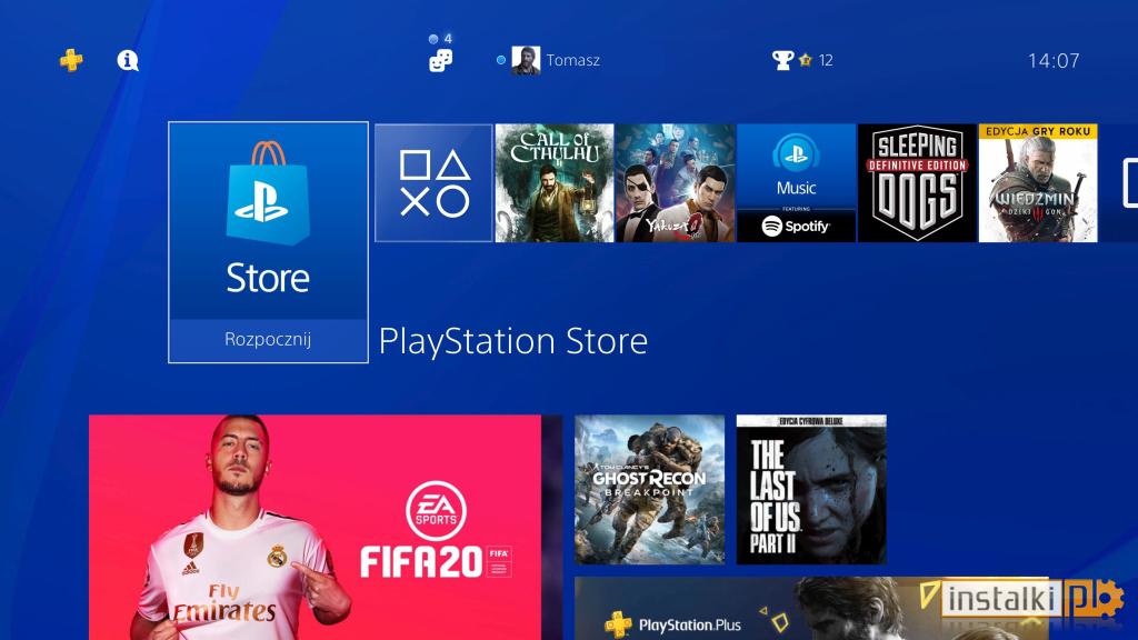 PS4 System Software (Oprogramowanie systemu PS4)