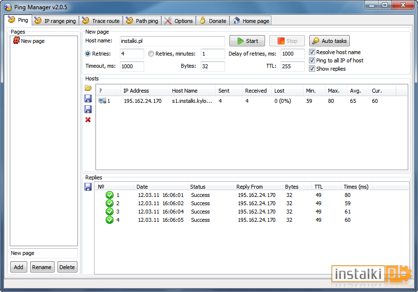 Okladka Ping Manager