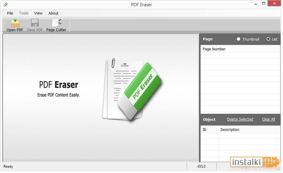 Okladka PDF Eraser