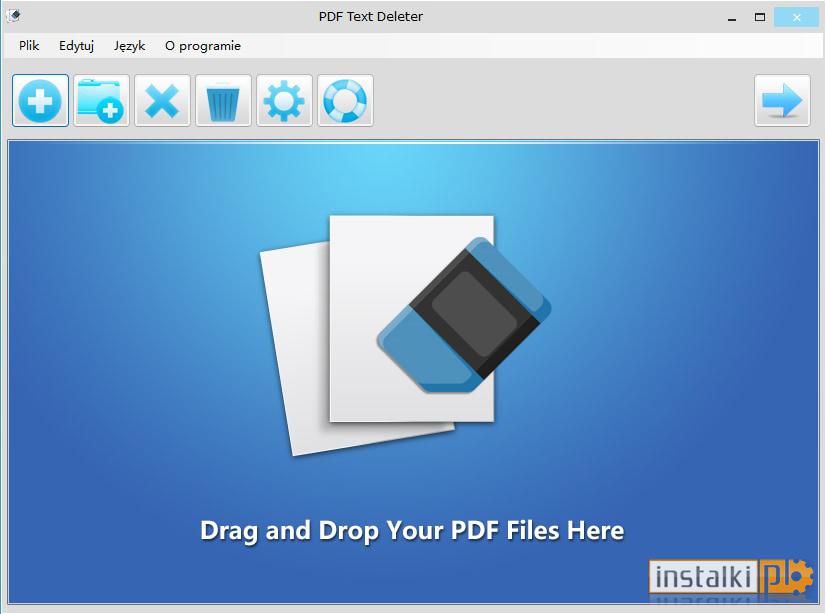 Okladka PDF Text Deleter