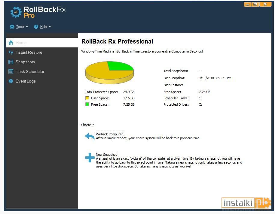 RollBack Rx Server