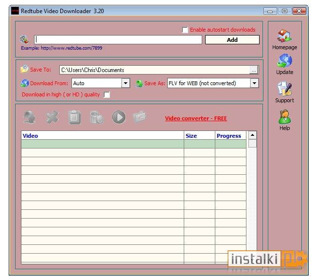 Okladka Redtube Video Downloader