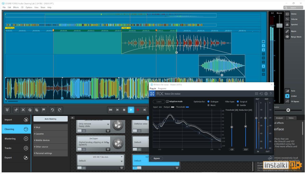 Okladka SOUND FORGE Audio Cleaning Lab 4