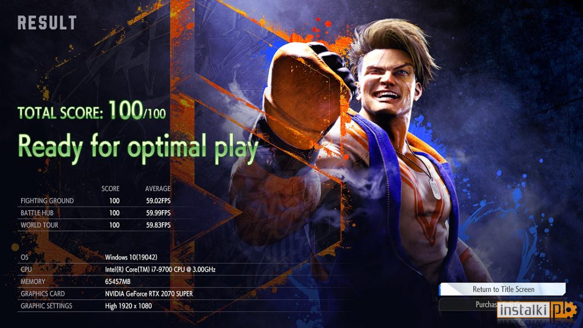 STREET FIGHTER 6 Benchmark Tool