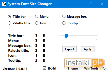 System Font Size Changer