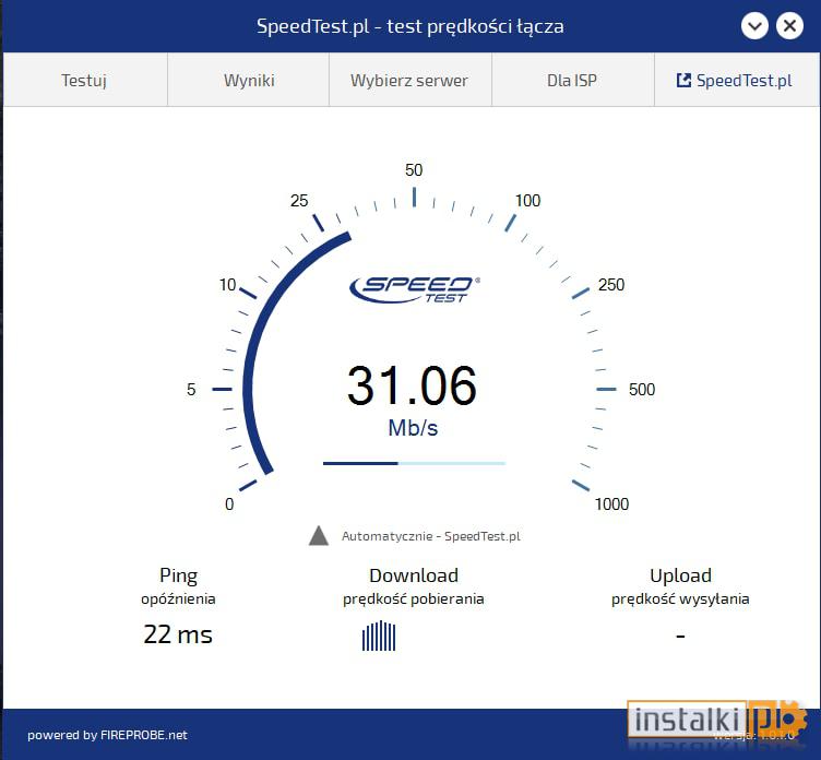 SpeedTest.pl dla Windows