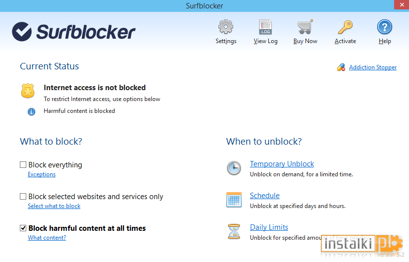 Okladka Surfblocker