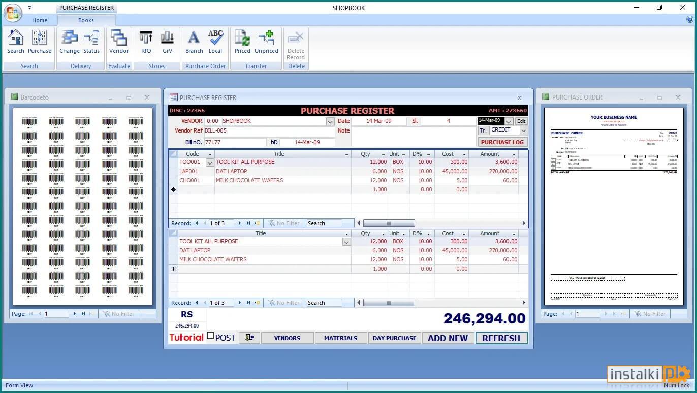 Shopbook