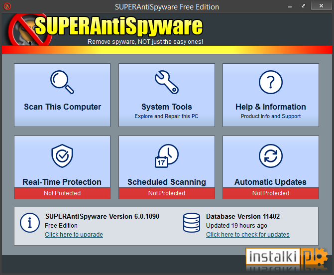 SUPERAntiSpyware Database Definitions Update