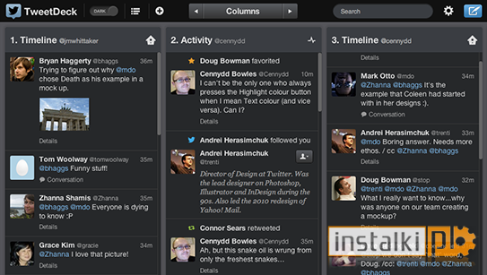 Okladka TweetDeck