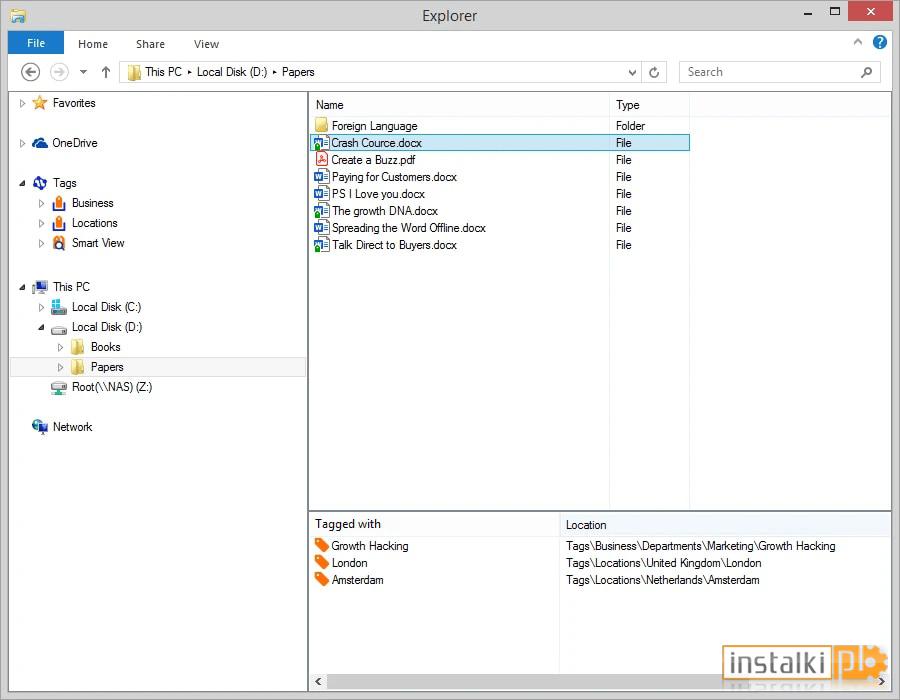 Okladka Tagging for Windows