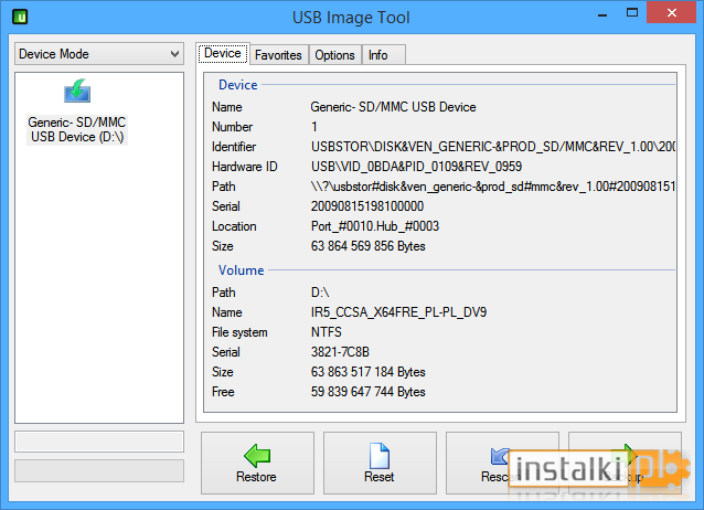 USB Image Tool