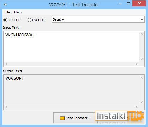 Vovsoft – Text Decoder And Encoder