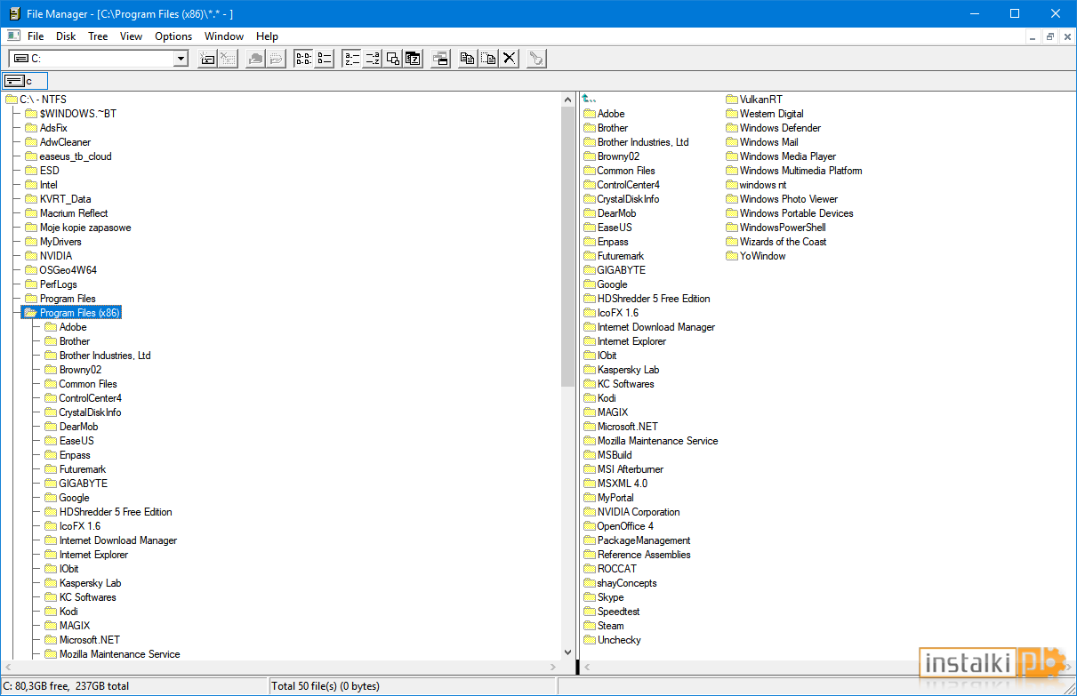 Windows File Manager (WinFile)