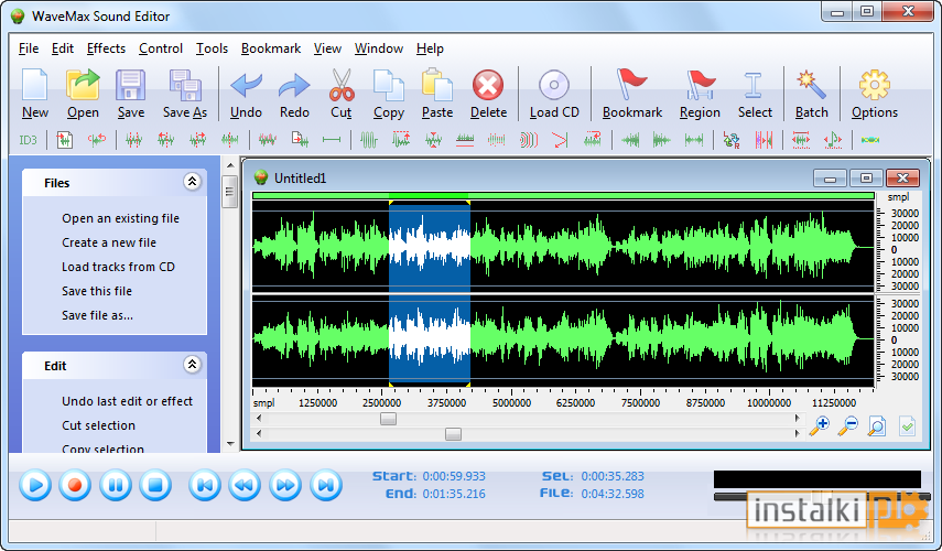 Okladka WaveMax Sound Editor 5