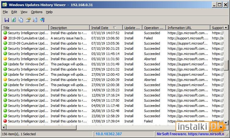 Okladka WinUpdatesView