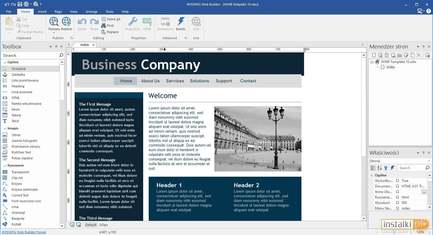 WYSIWYG Web Builder Spolszczenie v21