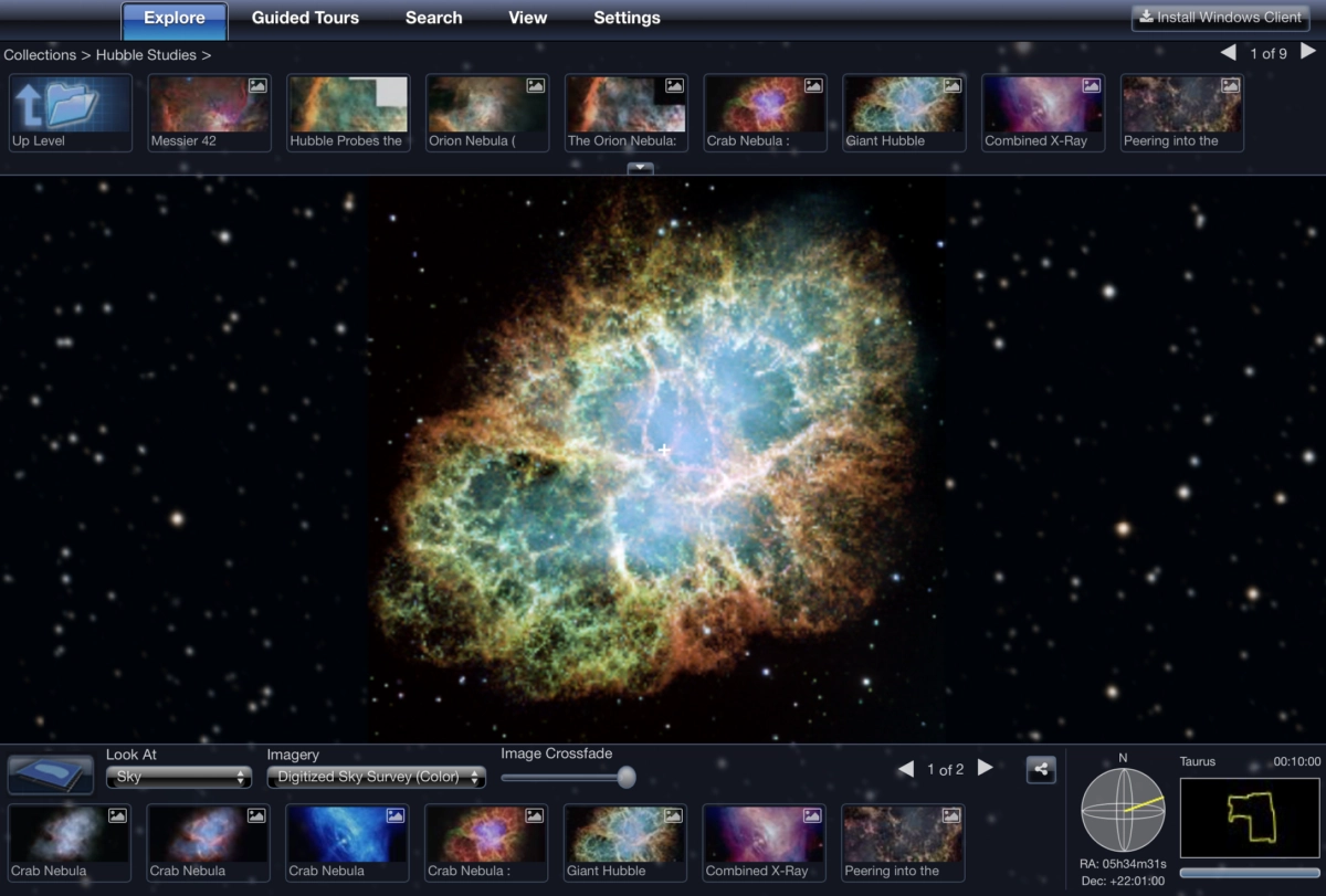 AAS Worldwide Telescope