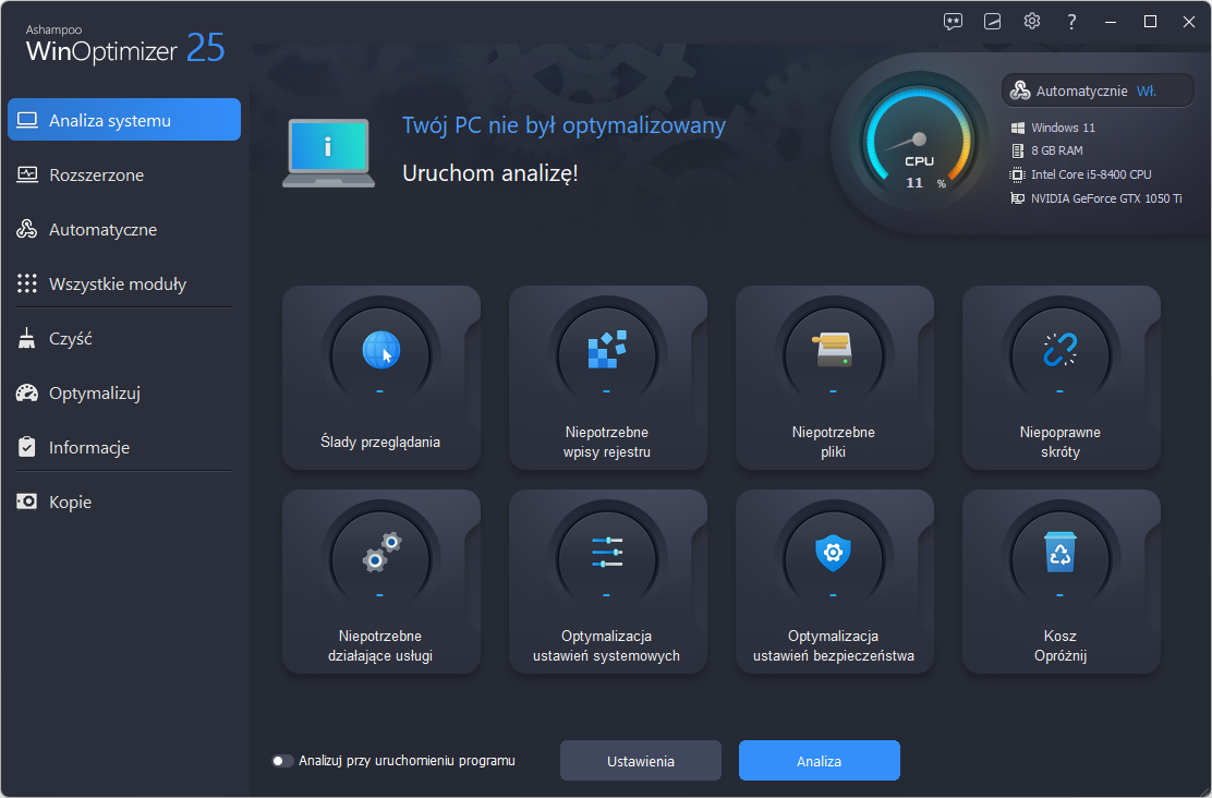 Okladka Ashampoo WinOptimizer