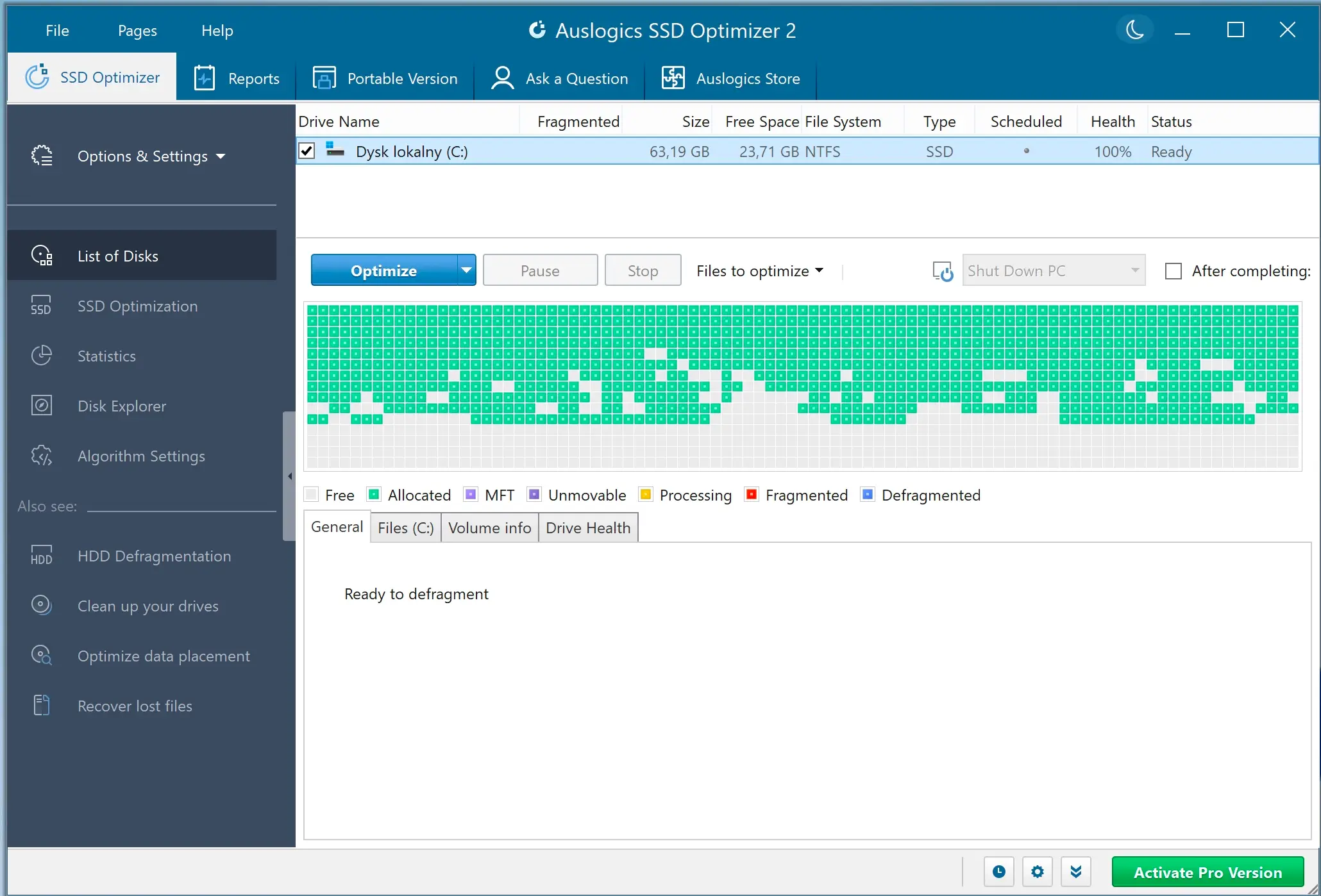 Okladka Auslogics SSD Optimizer