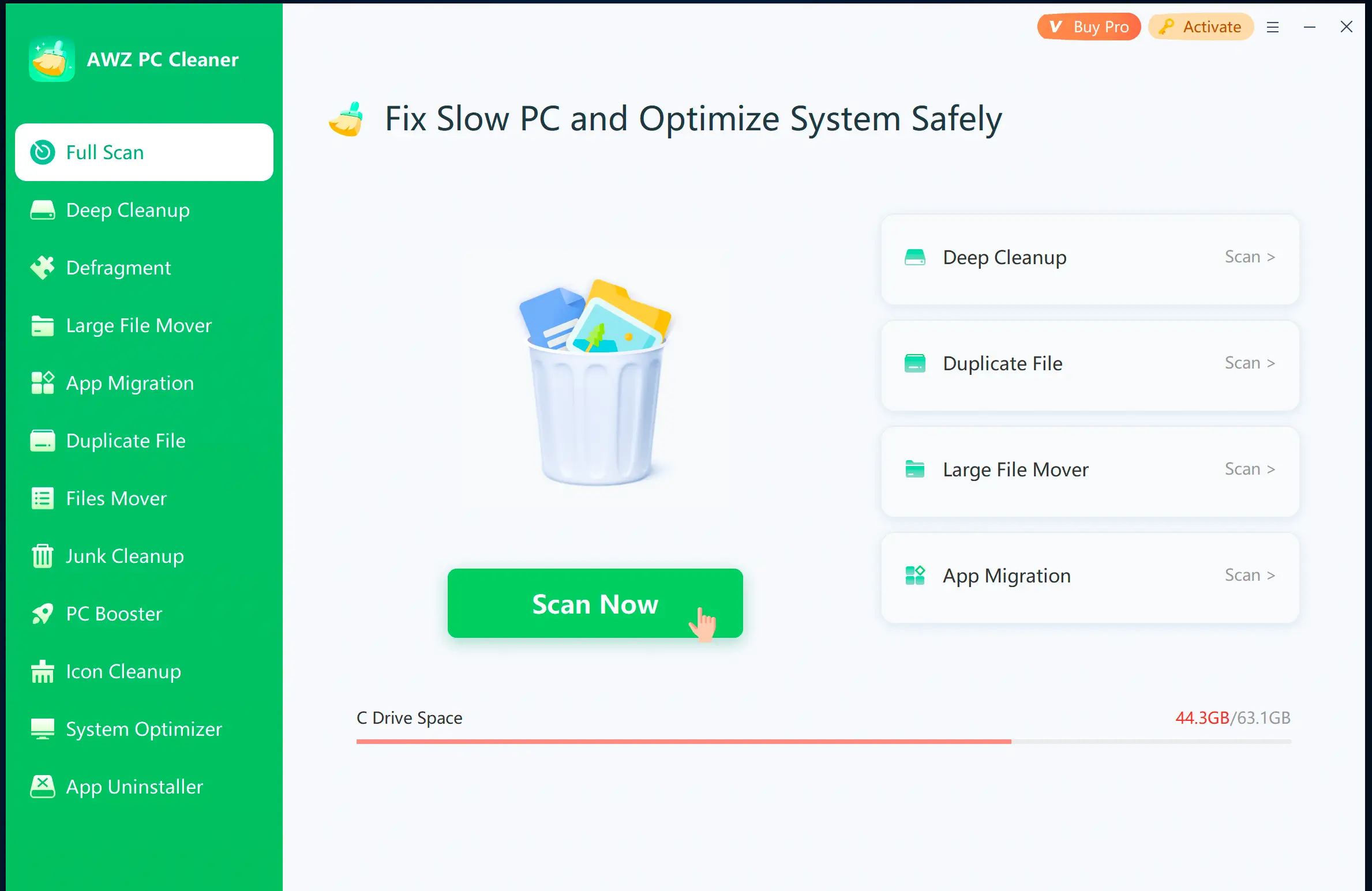 Okladka AWZ PC Cleaner