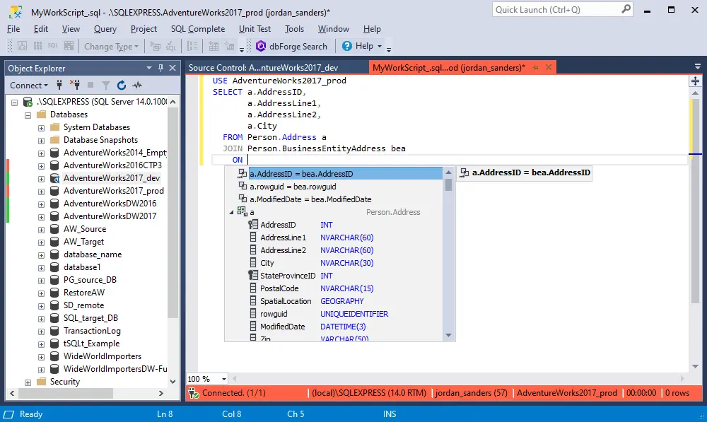 Okladka dbForge SQL Tools