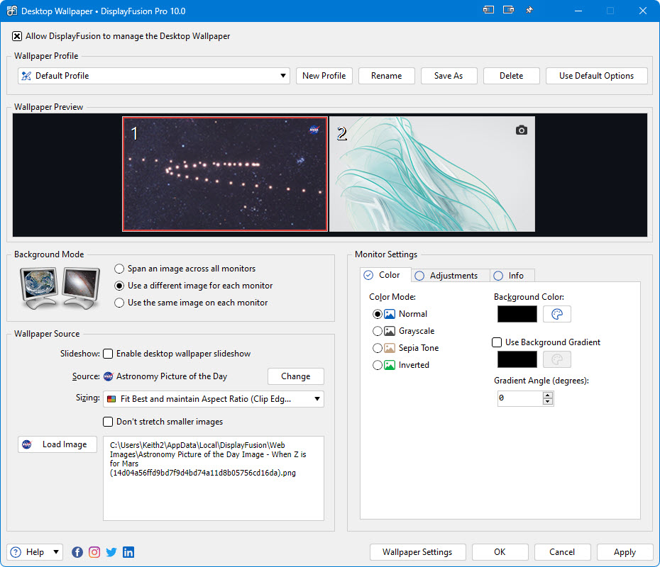 DisplayFusion 12.0.2 - Windows - download - instalki.pl