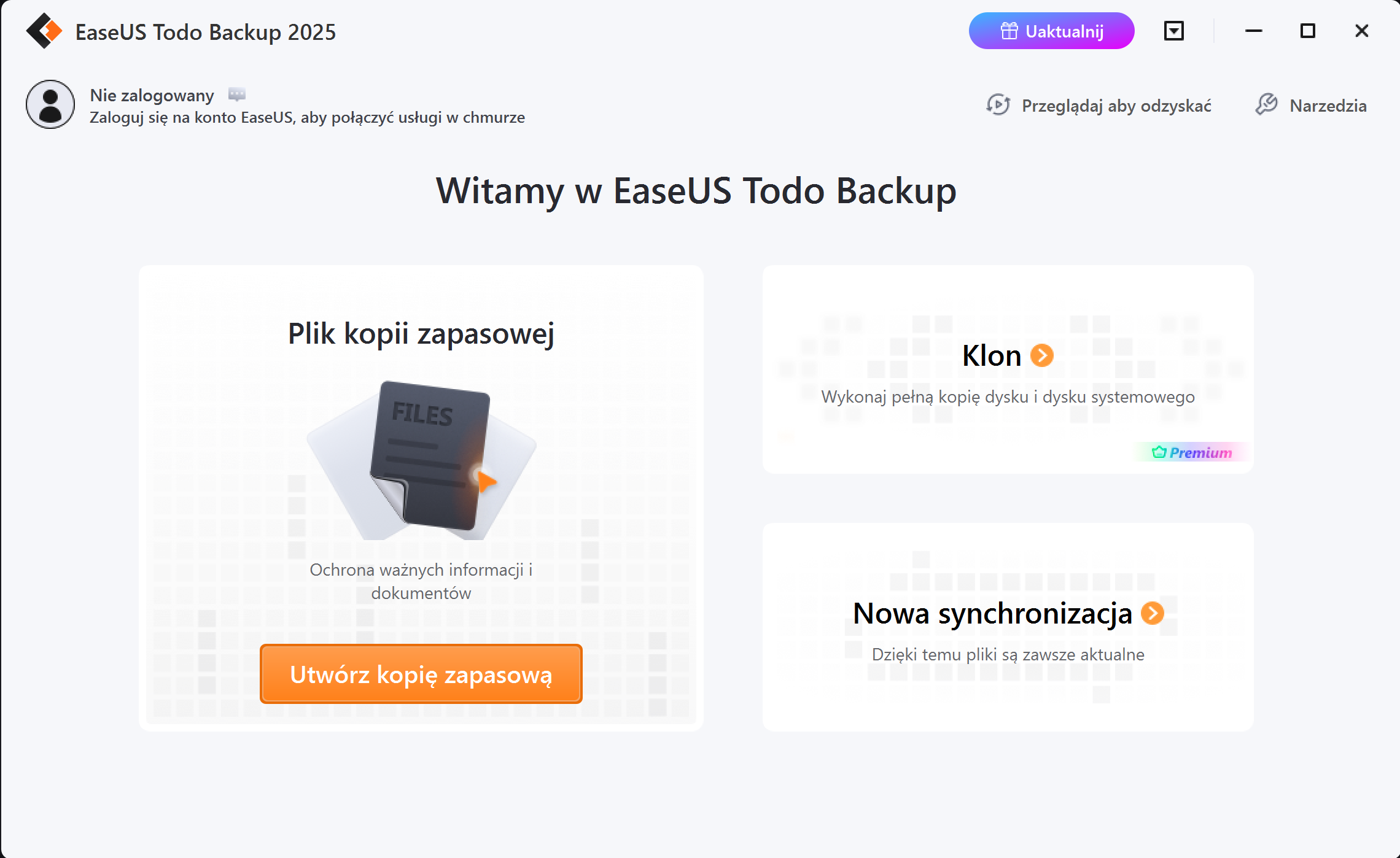 EaseUS Todo Backup Free 2025 - Windows - download - instalki.pl