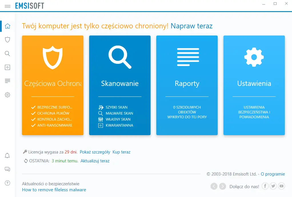 Okladka Emsisoft Enterprise Security