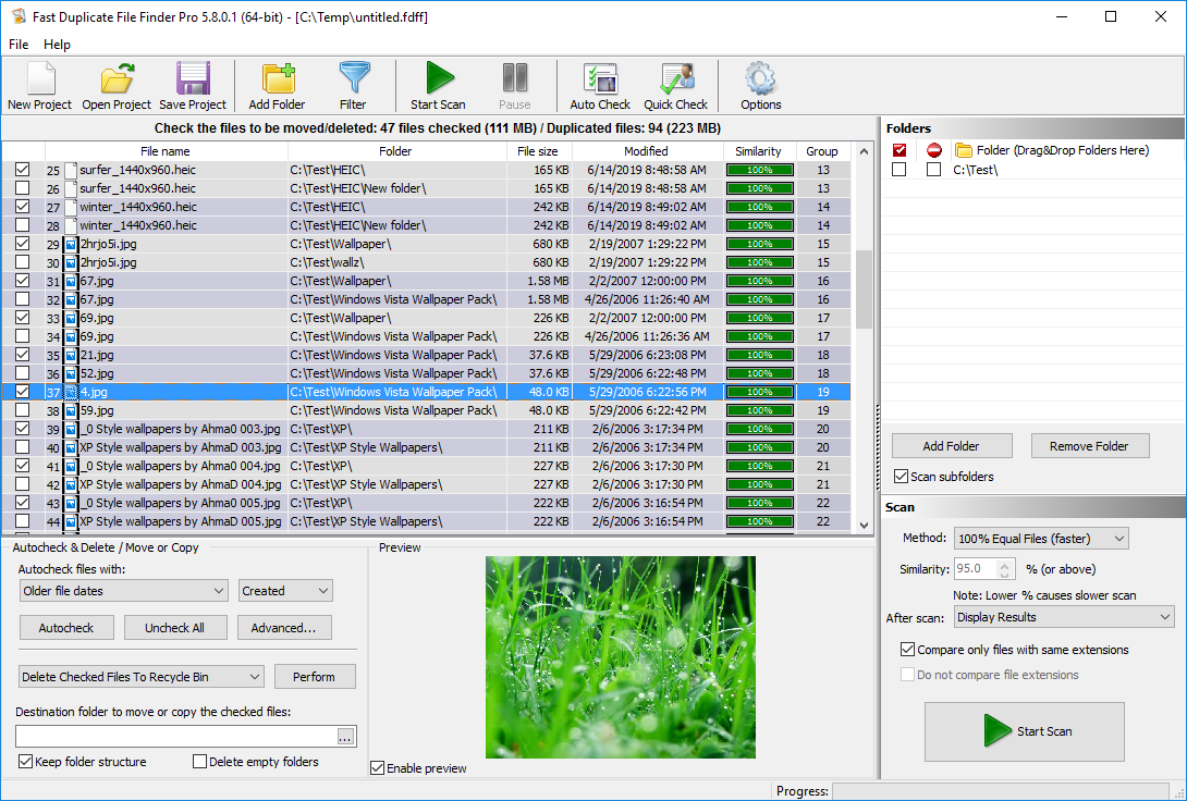 Okladka Fast Duplicate File Finder