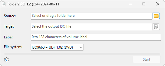 Okladka Folder2ISO
