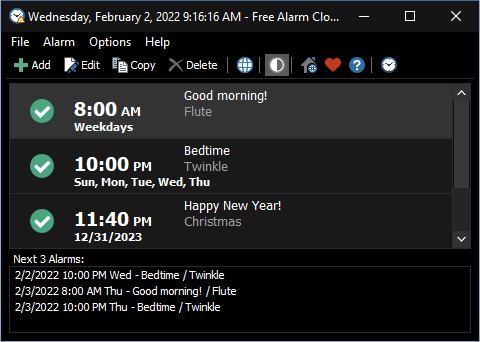 Okladka Free Alarm Clock