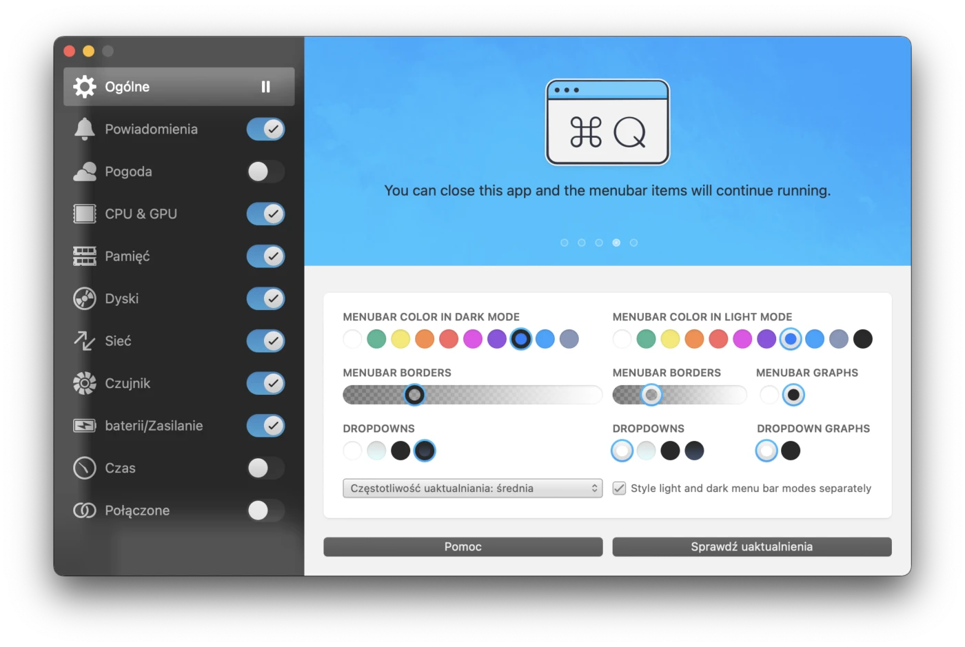 iStat Menus 7.2 - Mac OS X - download - instalki.pl