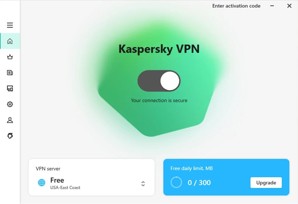 Kaspersky fast & secure VPN