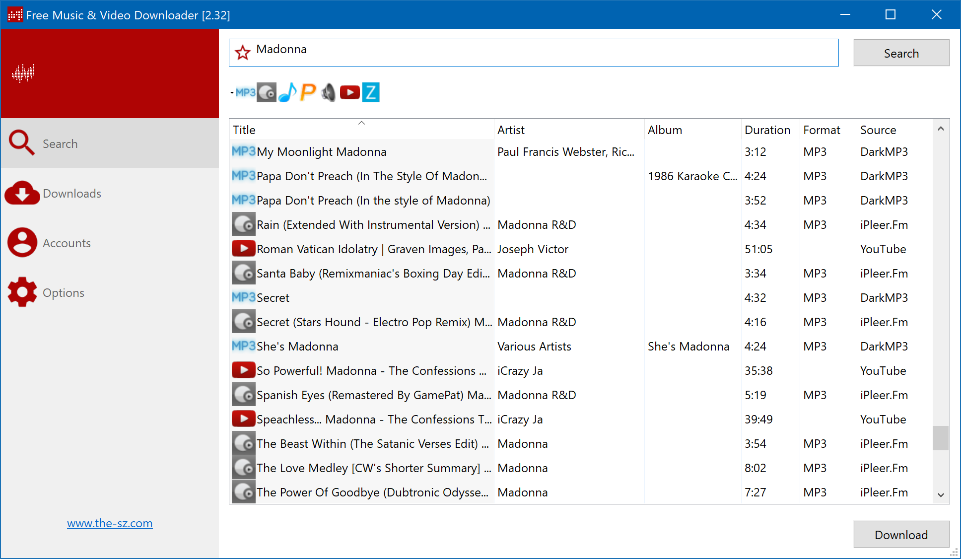 Okladka Lacey Free Music & Video Downloader