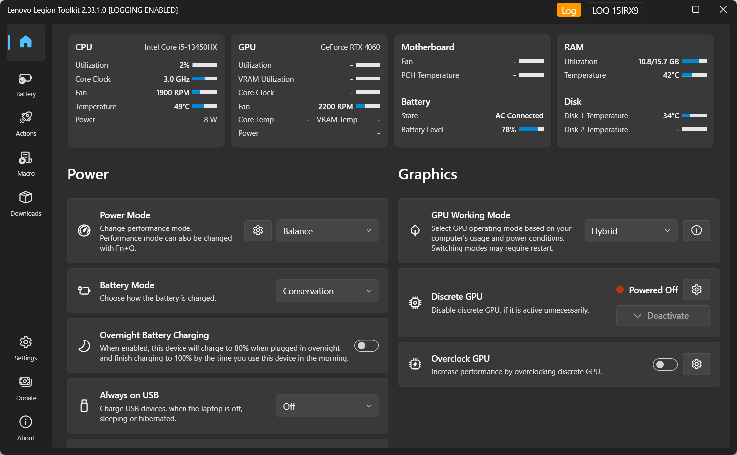 Okladka Lenovo Legion Toolkit