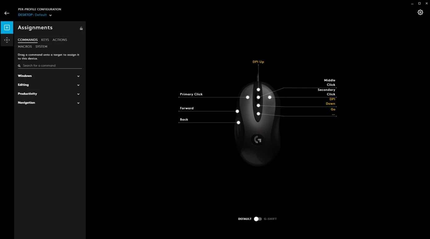 Okladka Logitech G HUB