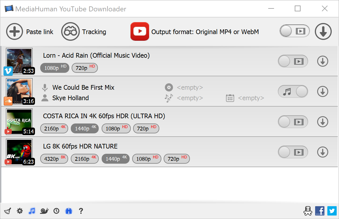 MediaHuman Video Downloader