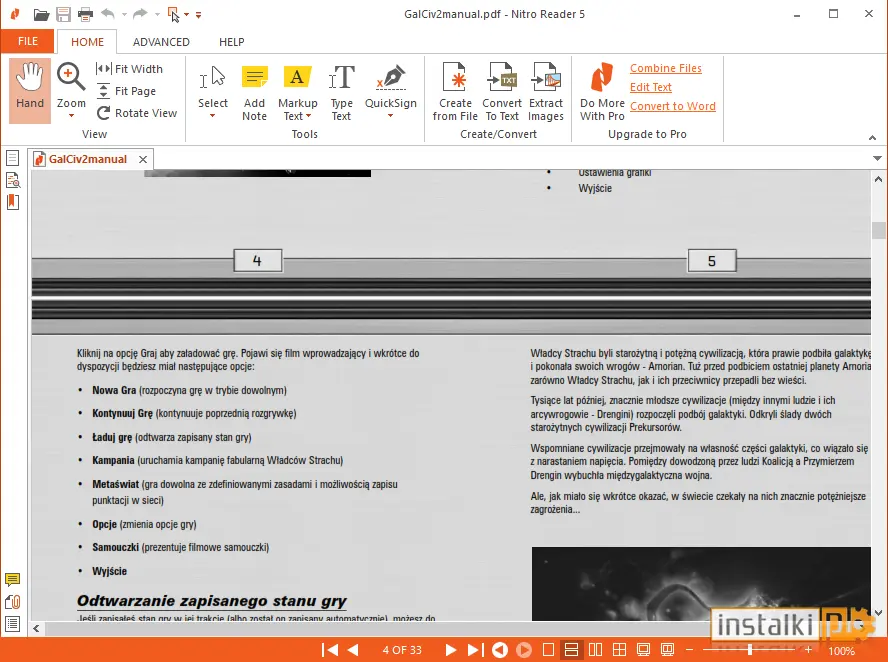 Okladka Nitro Reader