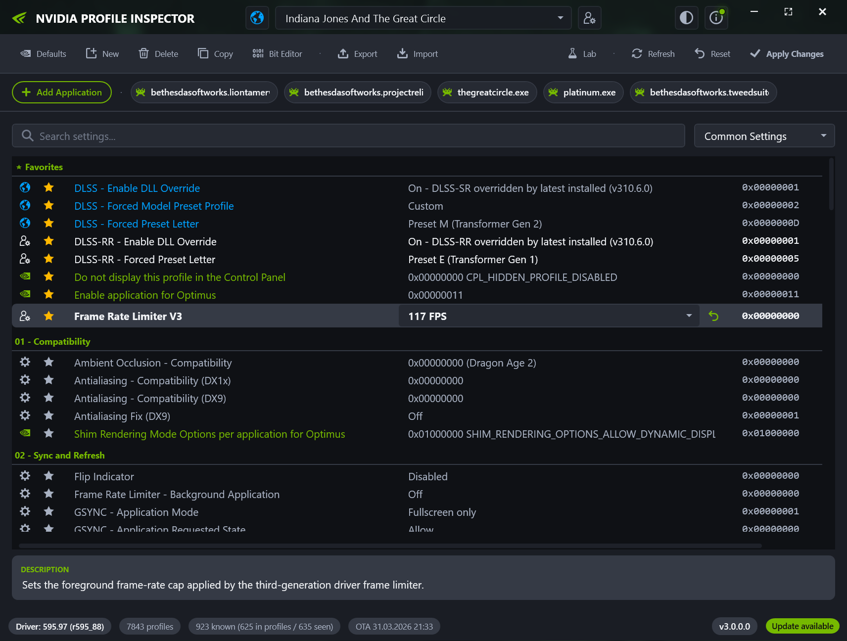 Nvidia Profile Inspector