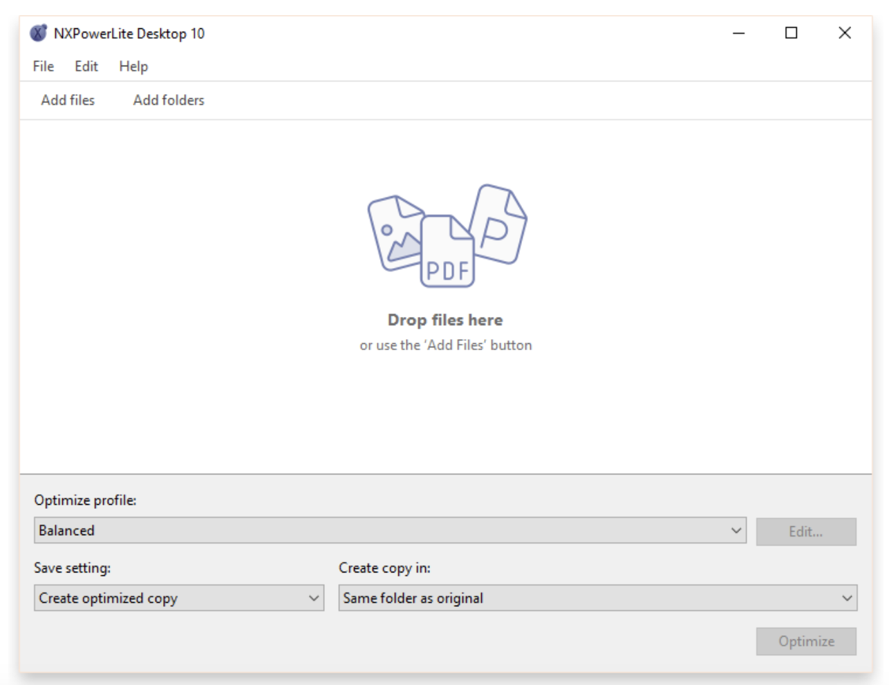 NXPowerLite Desktop