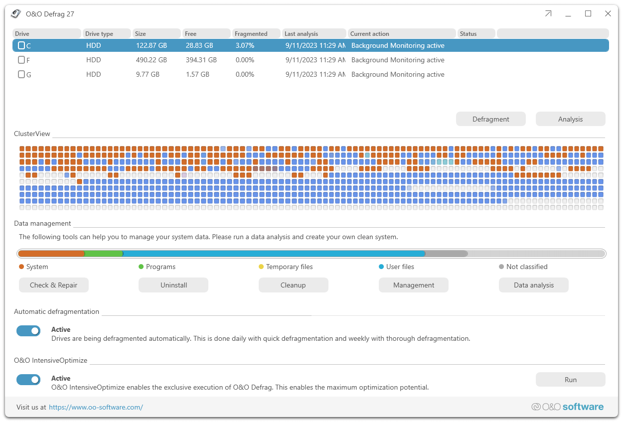 O&O Defrag Server Edition